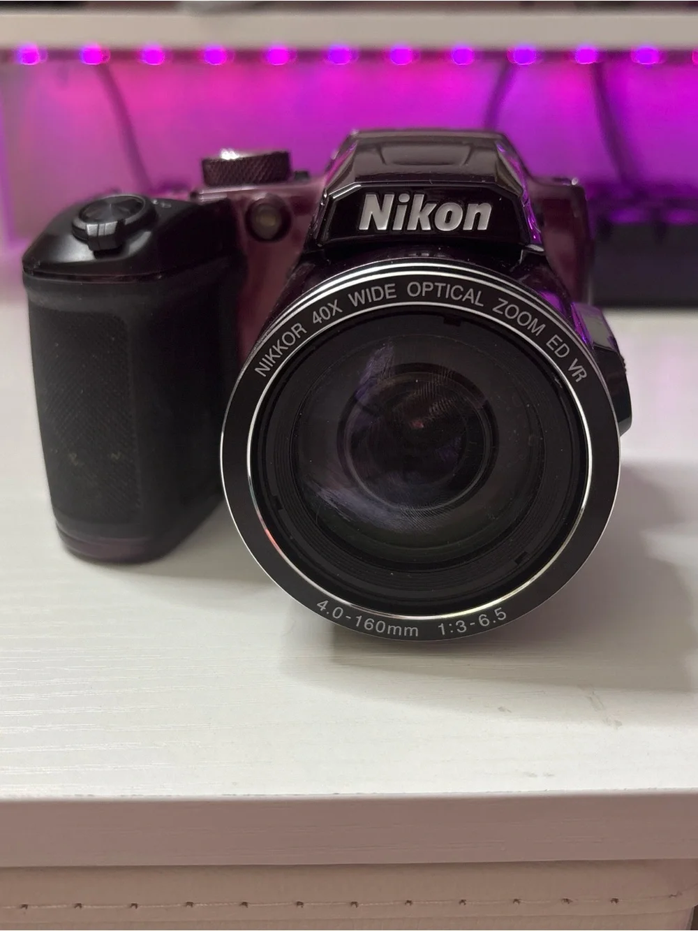 Nikon Black Digital Camera with 40x NIKKOR Zoom